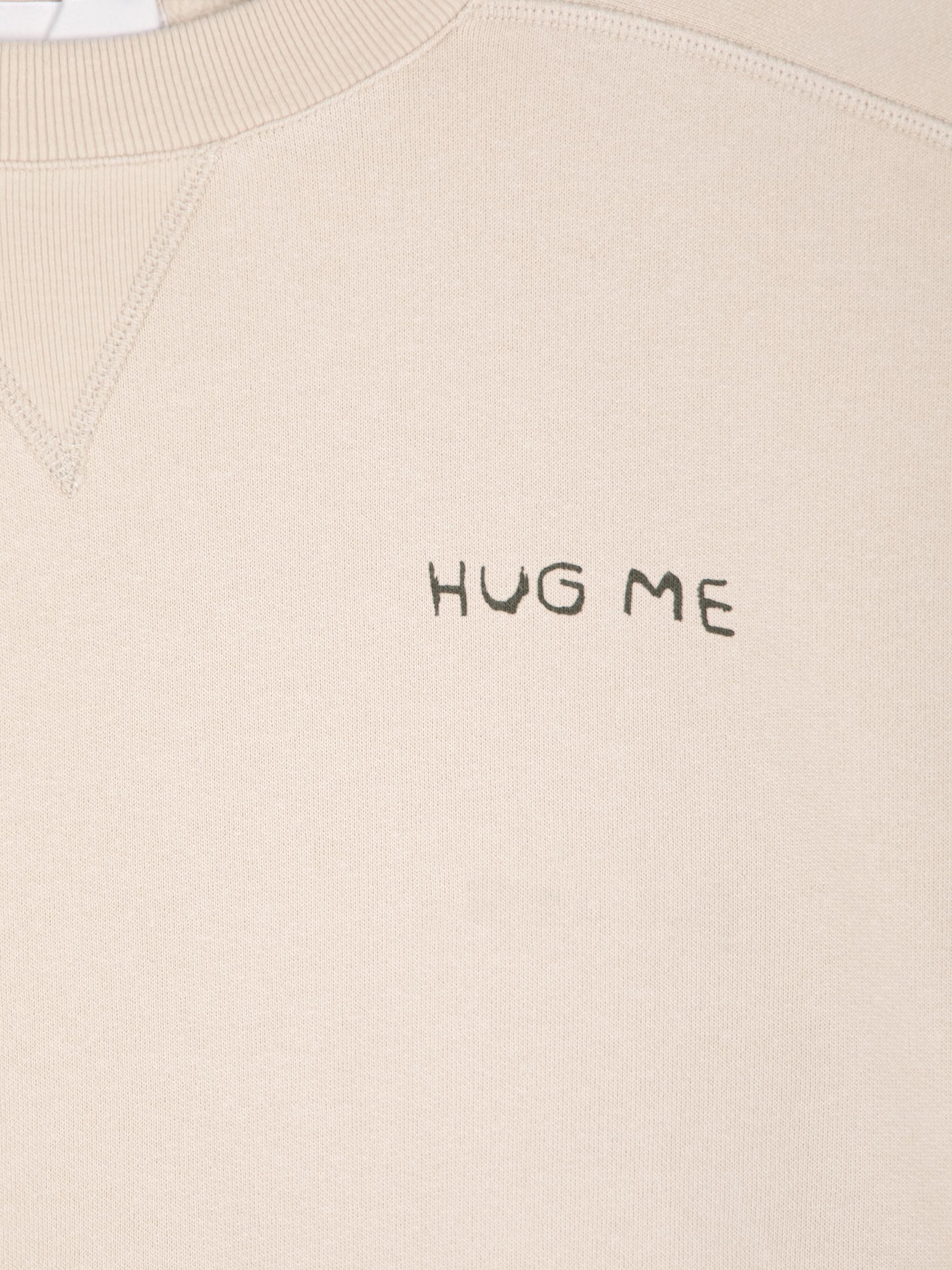Bobo Choses Hug Me Sweatshirt Relaxed Fit Damen beige